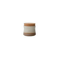 kinto beige ceramic canister